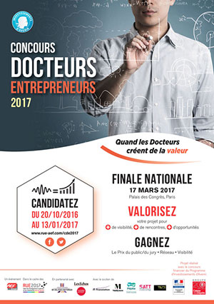 Concours docteur entrepreneur 2017